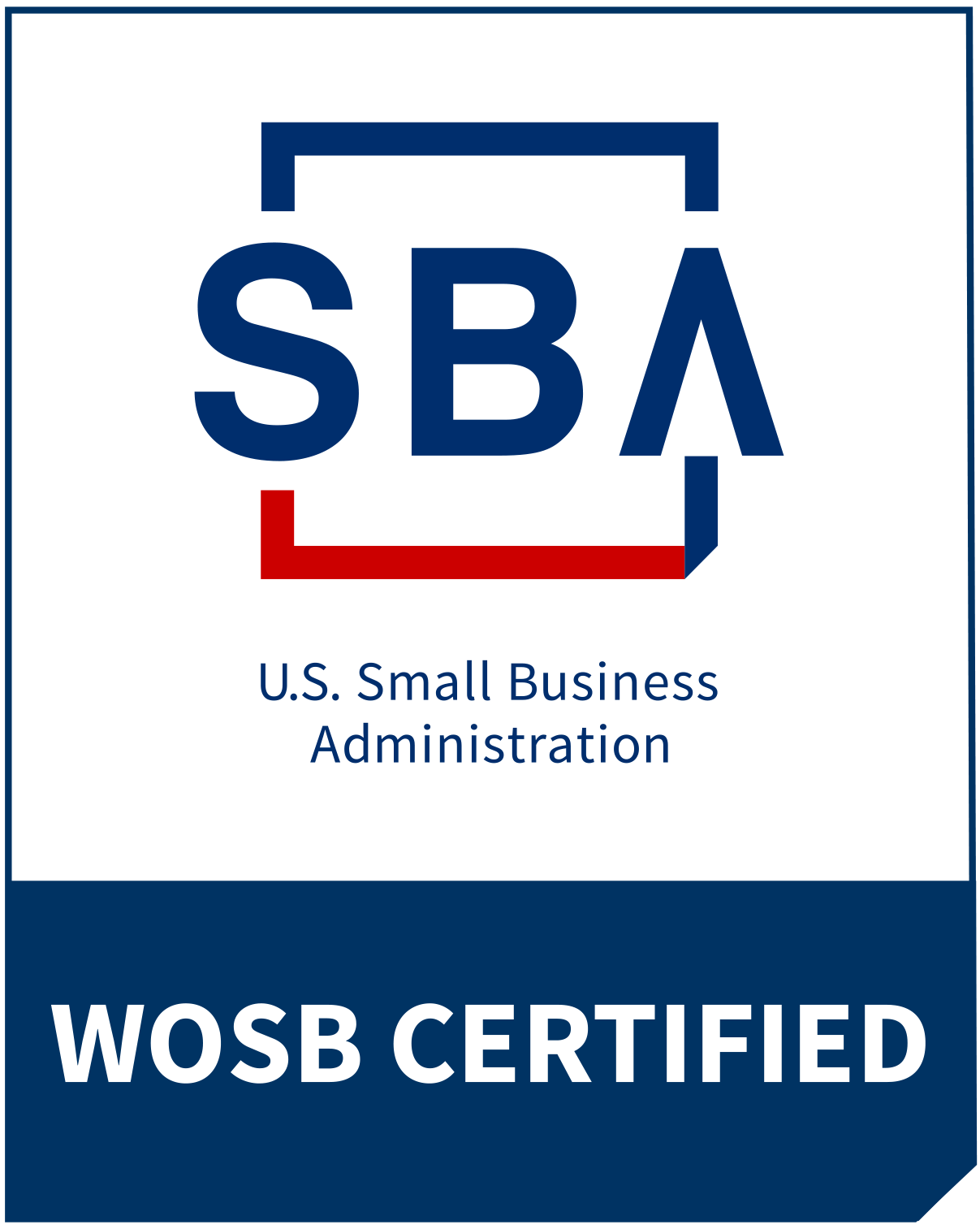 SBA Certified Woman-Owned Small Business